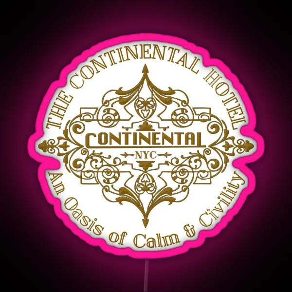 The Continental RGB Neon Sign