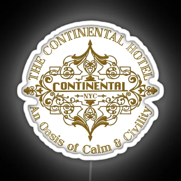 The Continental RGB Neon Sign
