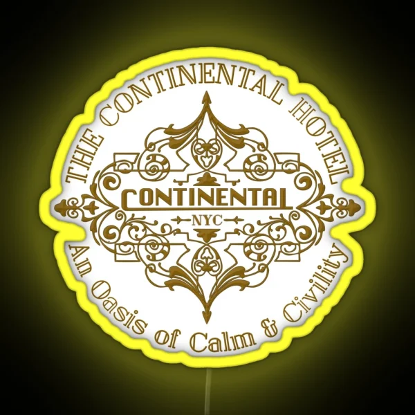 The Continental RGB Neon Sign