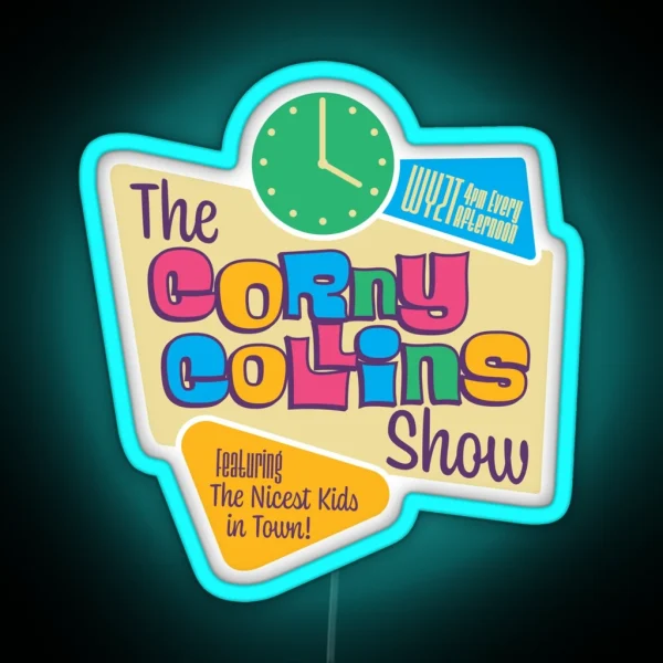The Corny Collins Show RGB Neon Sign