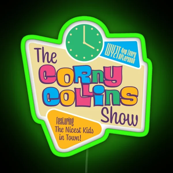 The Corny Collins Show RGB Neon Sign