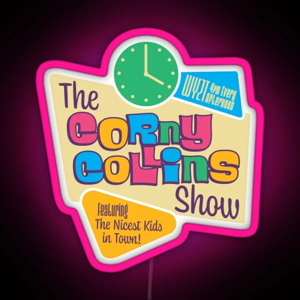 The Corny Collins Show RGB Neon Sign