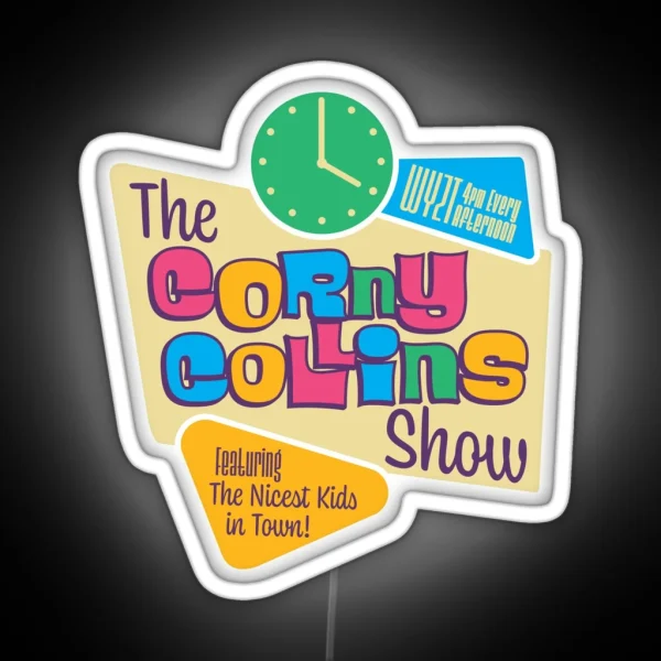 The Corny Collins Show RGB Neon Sign