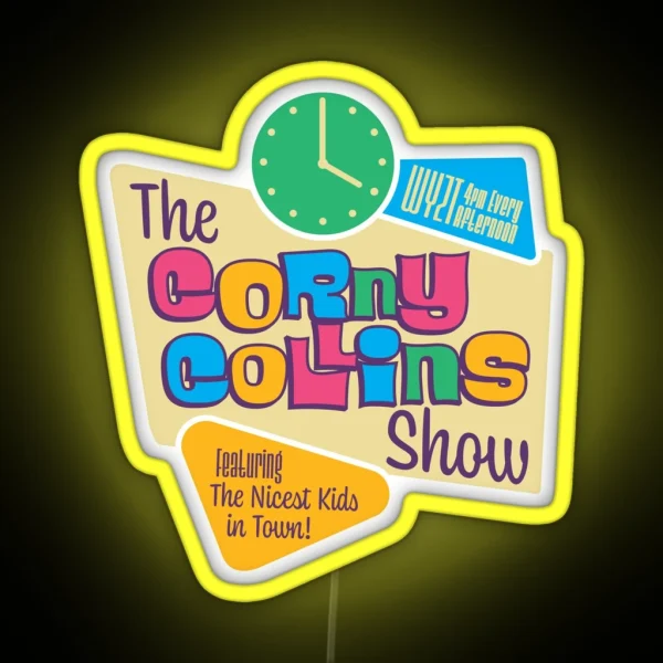 The Corny Collins Show RGB Neon Sign