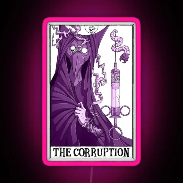 The Corruption Tarotesque Light RGB Neon Sign