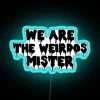 Neon Wall Sign with Quirky Handcrafted Artistic Weirdo Vibes Included Online