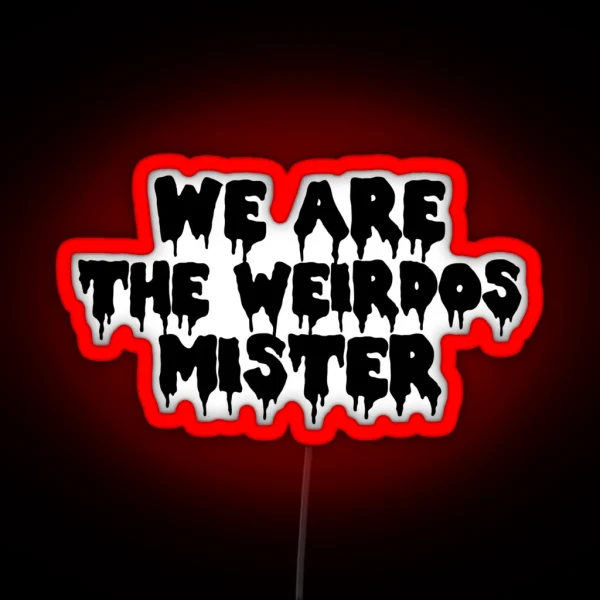 The Craft We Are The Weirdos RGB Neon Sign