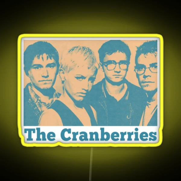 The Cranbrries 90s Aesthetic Fan Art Design RGB Neon Sign