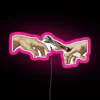 Vibrant RGB LED neon art display sign for creative spaces