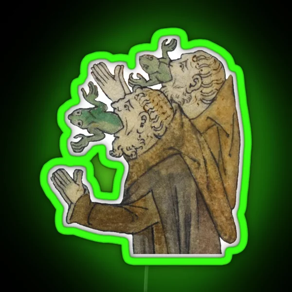 The Day After Medieval Regrets RGB Neon Sign