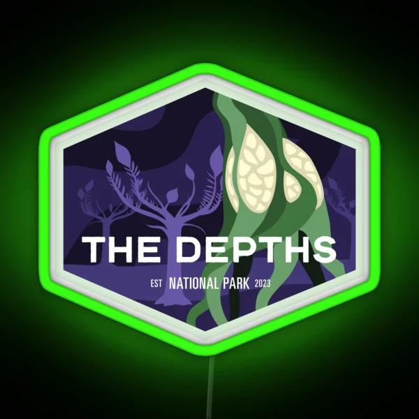 The Depths National Park RGB Neon Sign