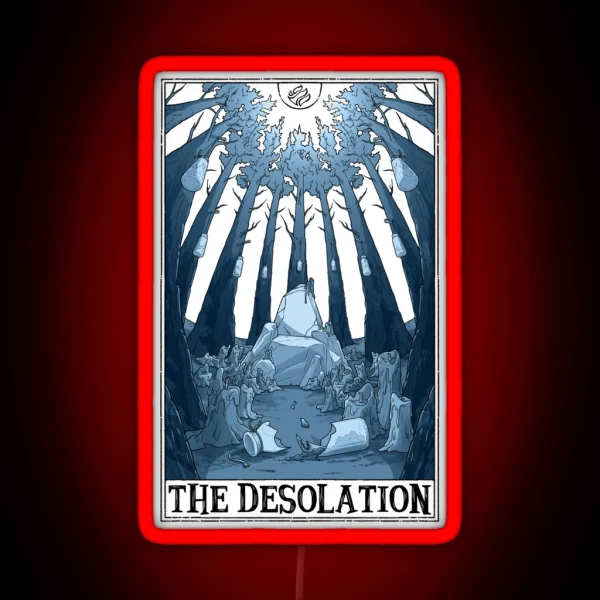 The Desolation Tarotesque Light RGB Neon Sign