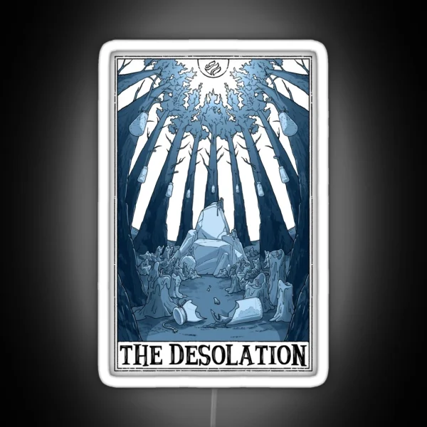 The Desolation Tarotesque Light RGB Neon Sign