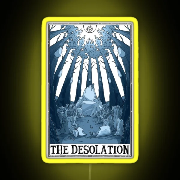 The Desolation Tarotesque Light RGB Neon Sign