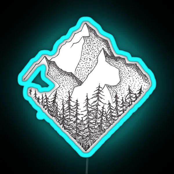 The Diamond Range RGB Neon Sign