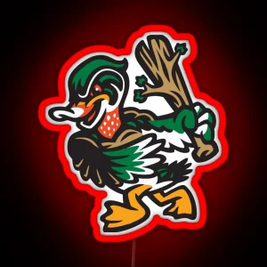 The Down East Wood Ducks 2 RGB Neon Sign