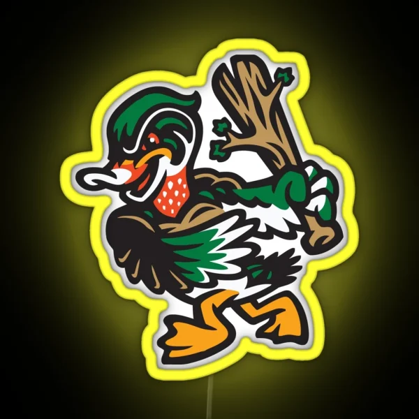 The Down East Wood Ducks 2 RGB Neon Sign