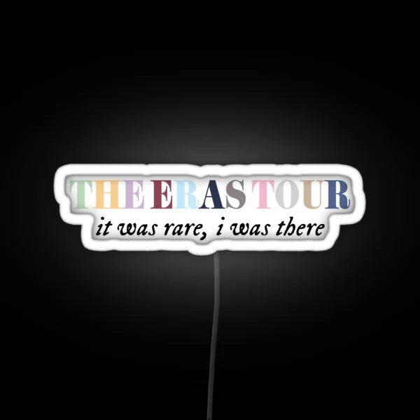 The Eras Tour It Was Rare RGB Neon Sign