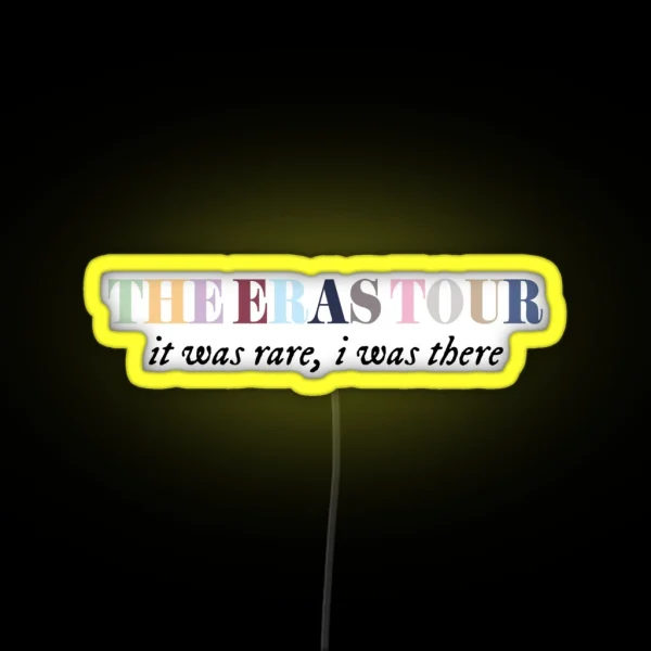 The Eras Tour It Was Rare RGB Neon Sign
