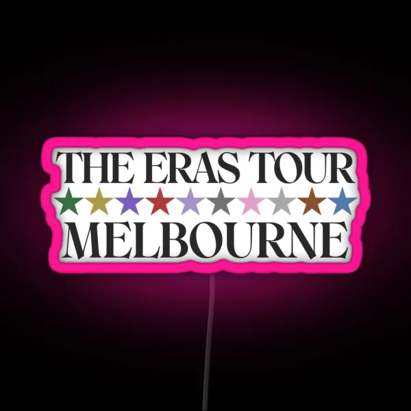 The Eras Tour Melbourne RGB Neon Sign