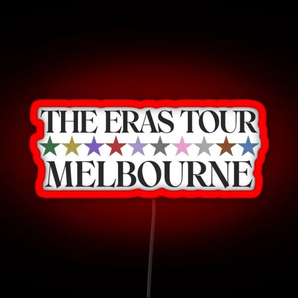 The Eras Tour Melbourne RGB Neon Sign