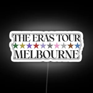 The Eras Tour Melbourne RGB Neon Sign