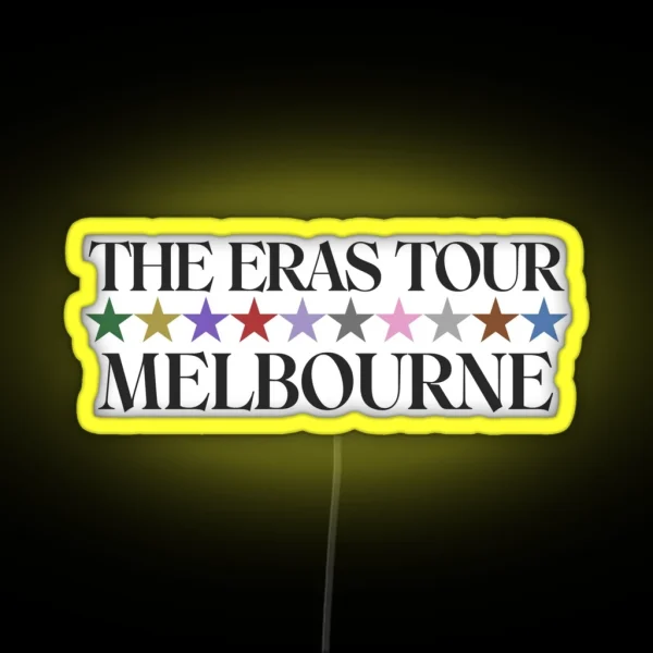 The Eras Tour Melbourne RGB Neon Sign