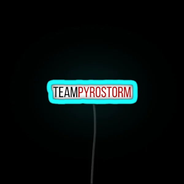 The Extraordinaries Team Pyro Storm RGB Neon Sign