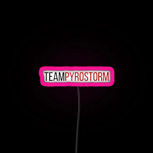 The Extraordinaries Team Pyro Storm RGB Neon Sign