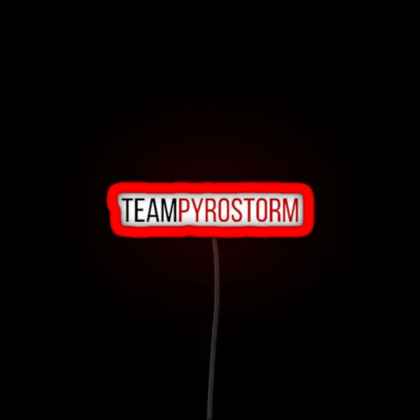 The Extraordinaries Team Pyro Storm RGB Neon Sign