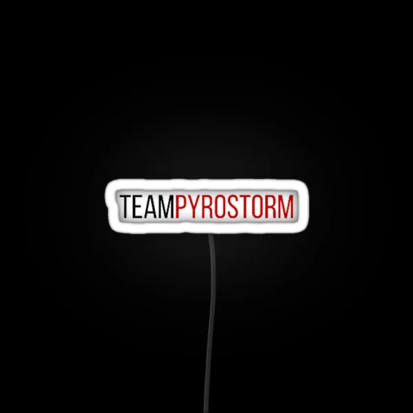 The Extraordinaries Team Pyro Storm RGB Neon Sign