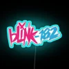 RGB Neon Sign Featuring Iconic Record 182 Inspired Blink Artwork