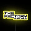 Customizable RGB LED Factorio meme neon sign for gaming dens