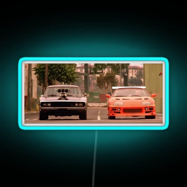 The Fast And The Furious Last Race RGB Neon Sign