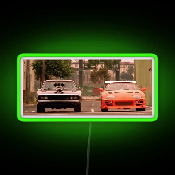 The Fast And The Furious Last Race RGB Neon Sign