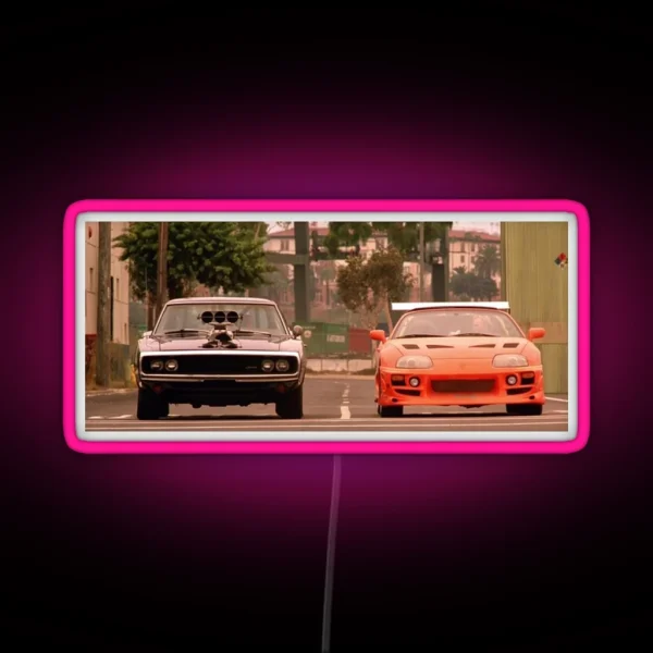 The Fast And The Furious Last Race RGB Neon Sign