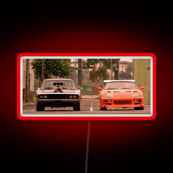 The Fast And The Furious Last Race RGB Neon Sign