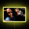 Eye-catching LED digital signs with customizable color options for racing enthusiasts.