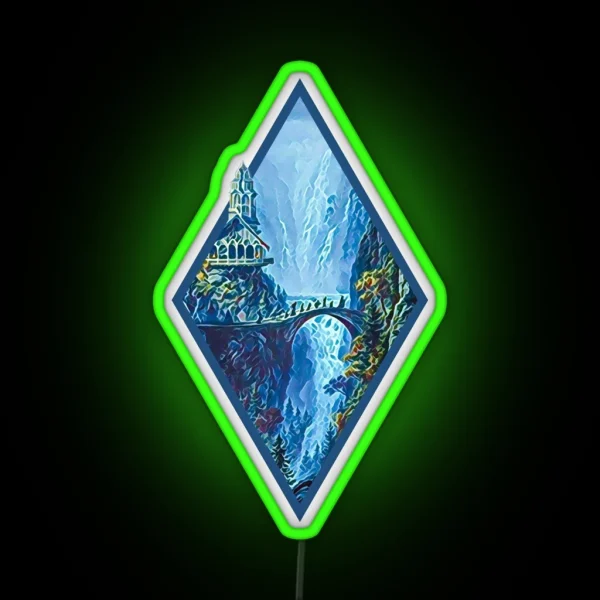The Fellowship Departs Digital Art Diamond RGB Neon Sign