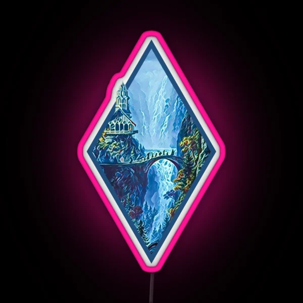 The Fellowship Departs Digital Art Diamond RGB Neon Sign