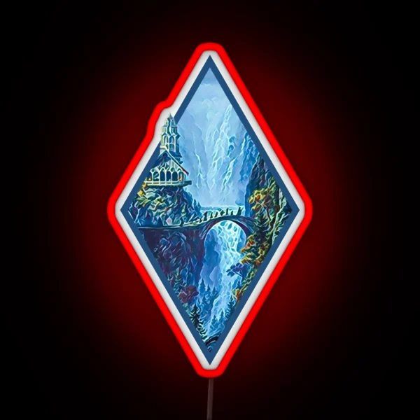The Fellowship Departs Digital Art Diamond RGB Neon Sign