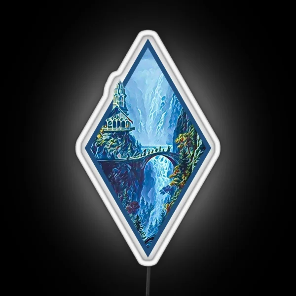 The Fellowship Departs Digital Art Diamond RGB Neon Sign