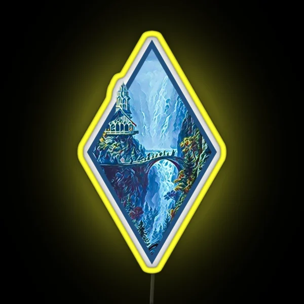 The Fellowship Departs Digital Art Diamond RGB Neon Sign