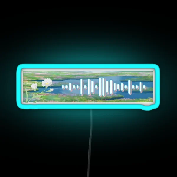 The Flower Garden Howl S Moving Castle RGB Neon Sign