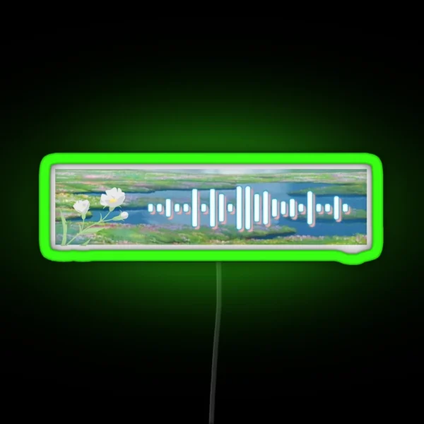 The Flower Garden Howl S Moving Castle RGB Neon Sign
