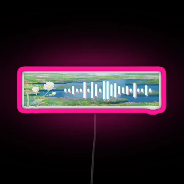 The Flower Garden Howl S Moving Castle RGB Neon Sign