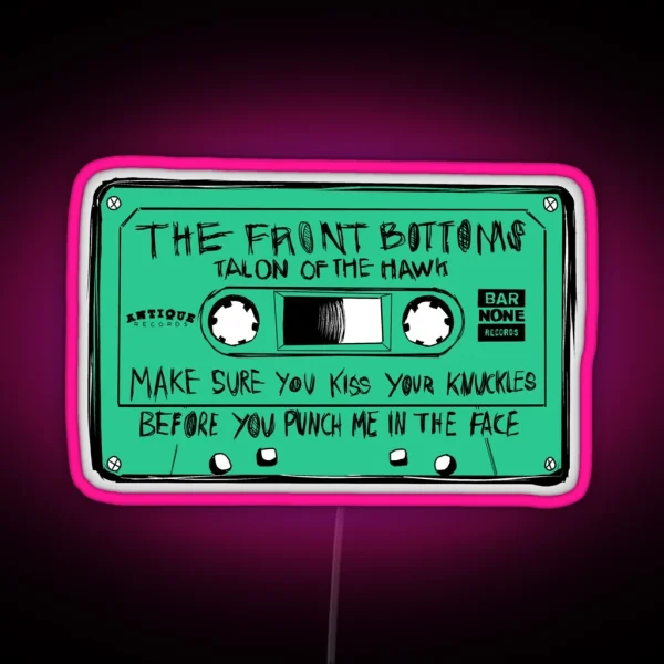 The Front Bottoms Talon Of The Hawk Cassette RGB Neon Sign