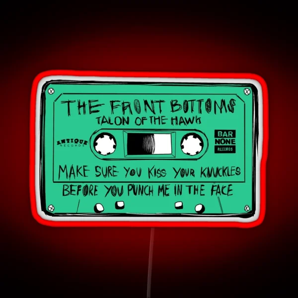 The Front Bottoms Talon Of The Hawk Cassette RGB Neon Sign