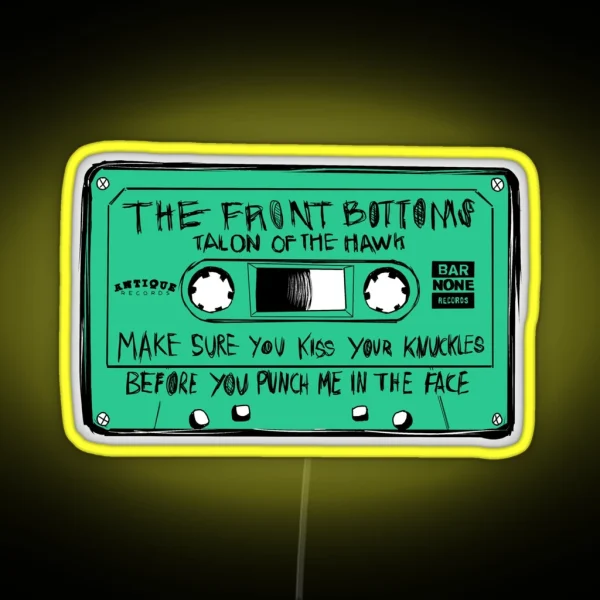 The Front Bottoms Talon Of The Hawk Cassette RGB Neon Sign
