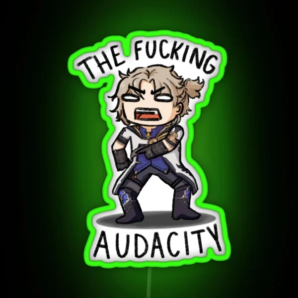 The Fucking Audacity Albedo Led RGB Neon Sign